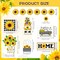 12PCS Sunflower Tiered Tray Decor Set – Farmhouse Rustic Wooden Summer Flower Table Centerpieces for Home, Kitchen & Seasonal Shelf Decorations